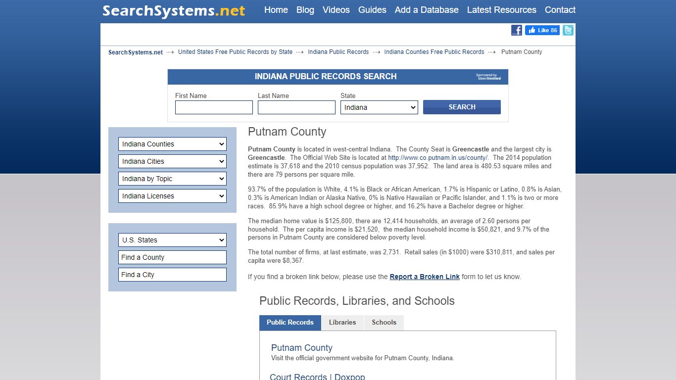 Putnam County Criminal and Public Records